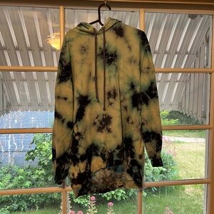Vintage oversized tie dye hoodie